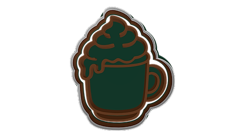 Coffee Mug with Cream cookie cutter