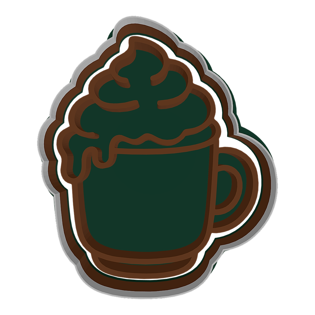 Coffee Mug with Cream cookie cutter preview