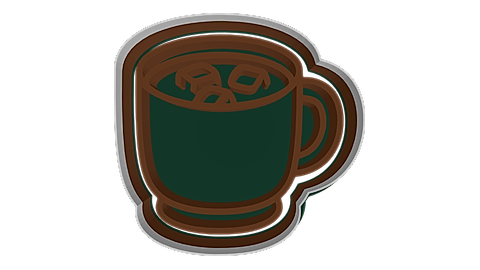 Hot Chocolate with Marshmallows cookie cutter