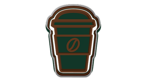 Travel Coffee Cup cookie cutter