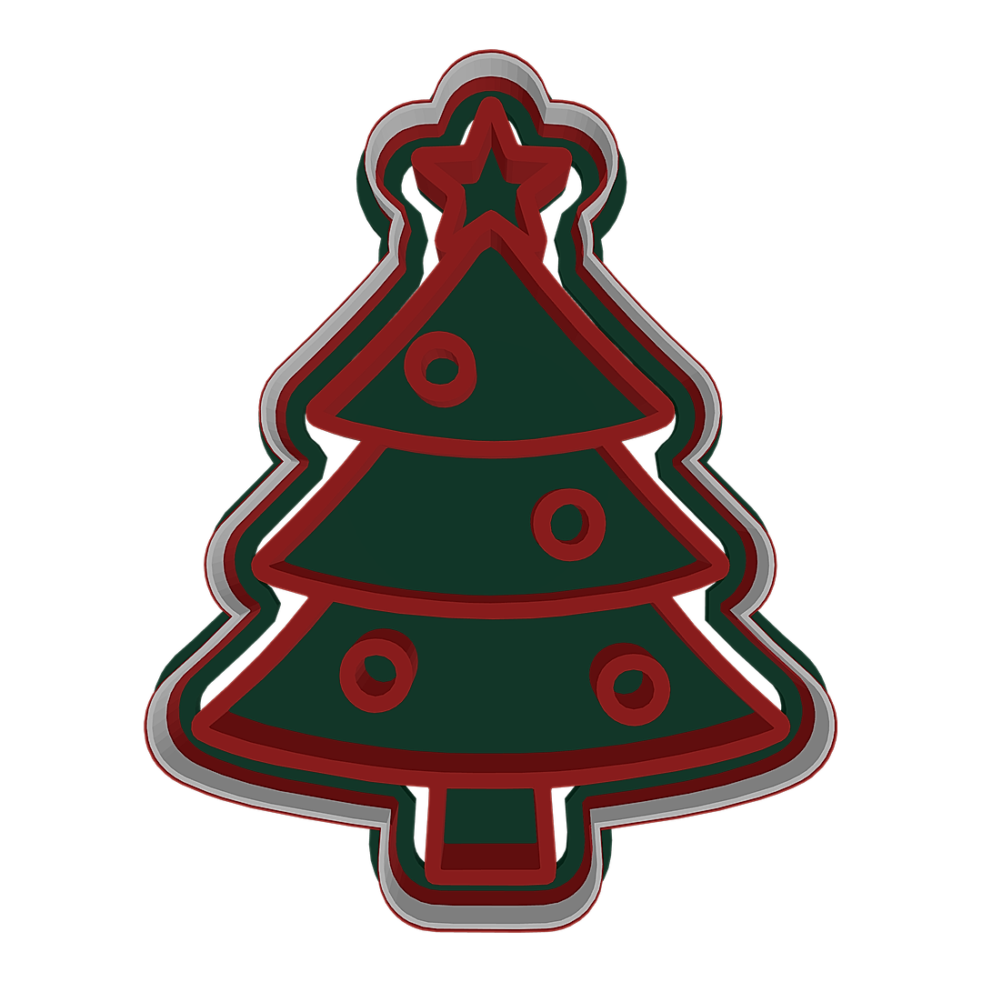 Christmas Tree cookie cutter preview