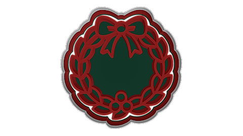 Christmas Wreath cookie cutter