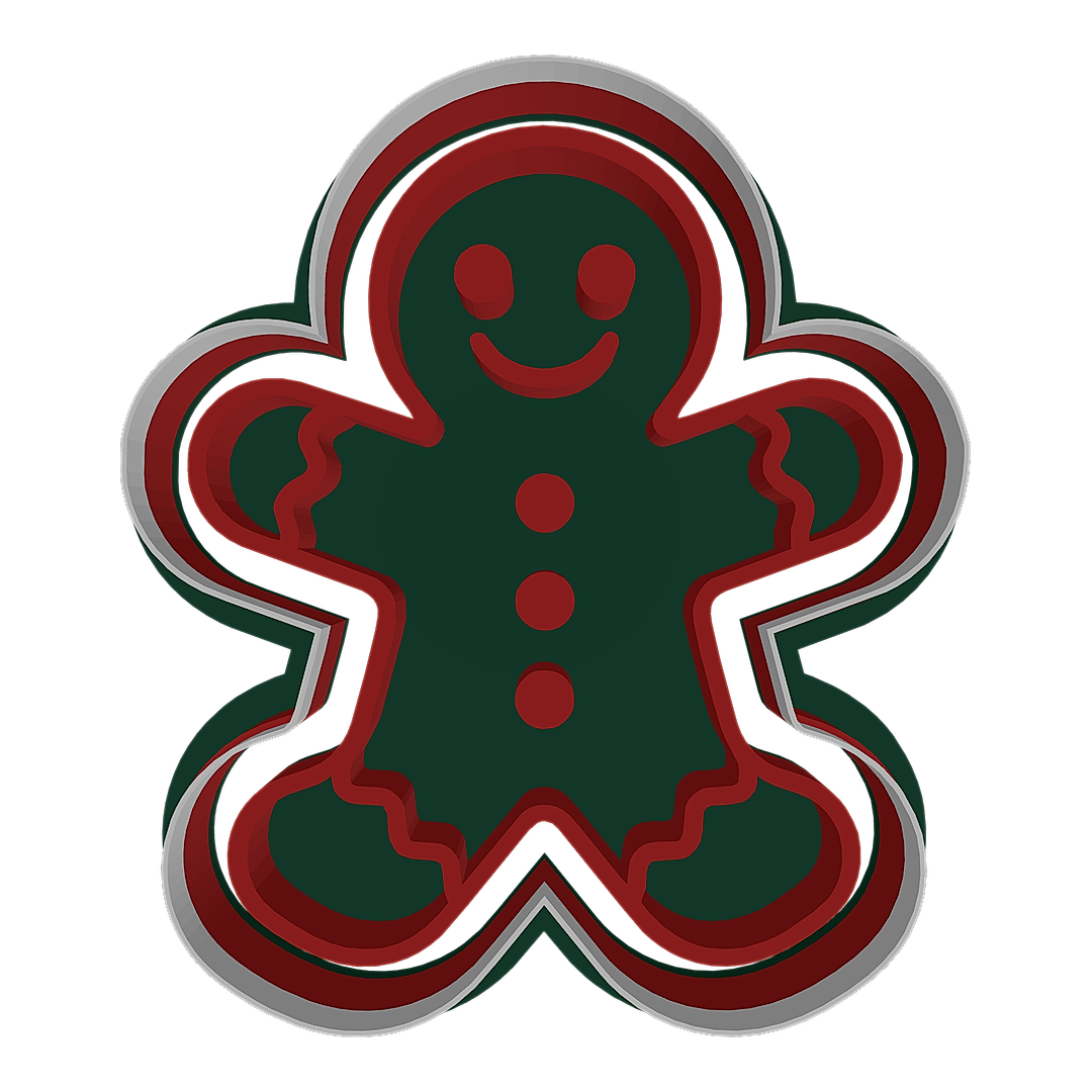 Gingerbread Man cookie cutter preview