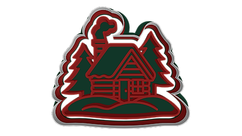 Log Cabin cookie cutter