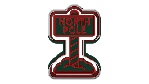North Pole Sign cookie cutter