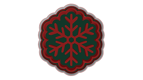 Snowflake cookie cutter