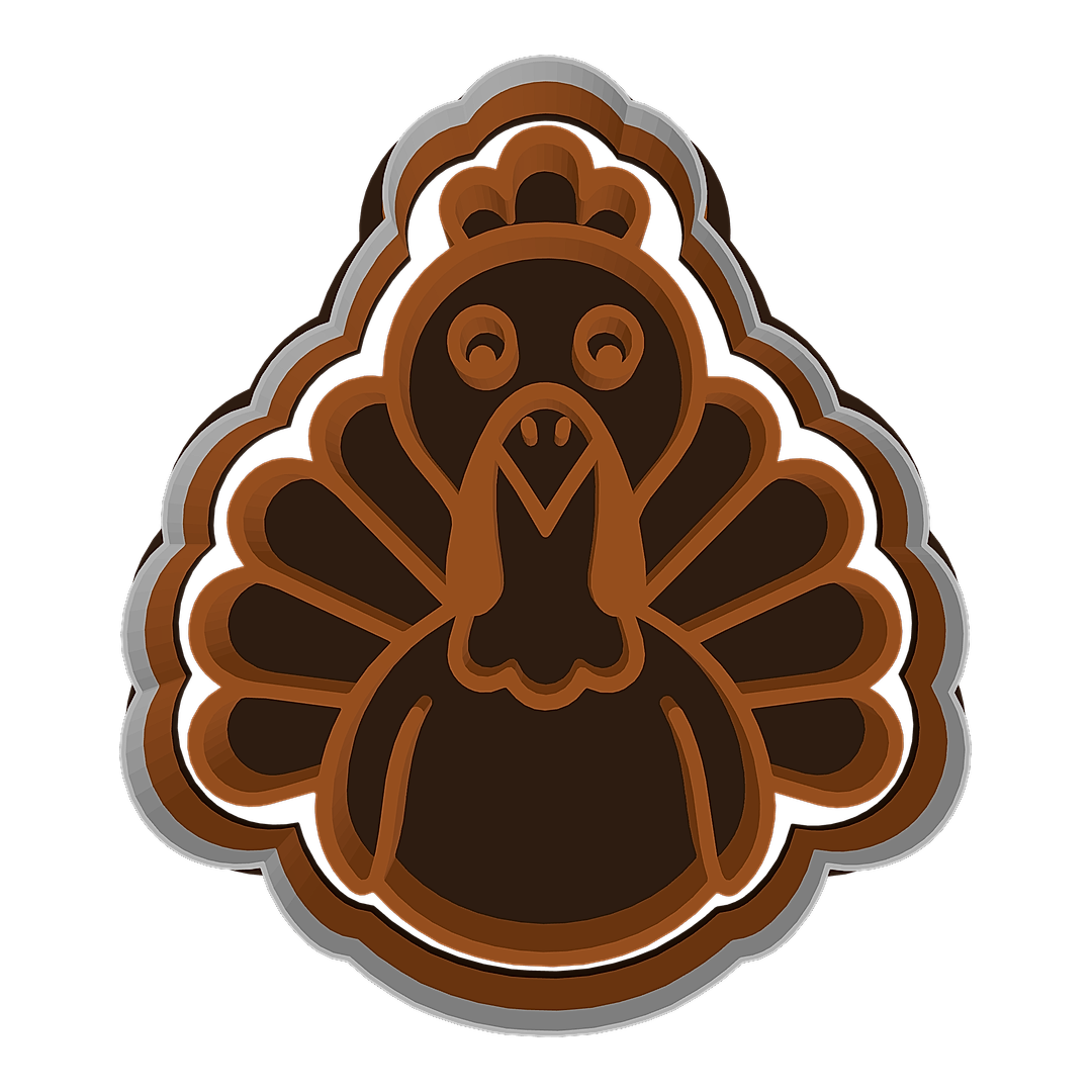 Turkey cookie cutter preview